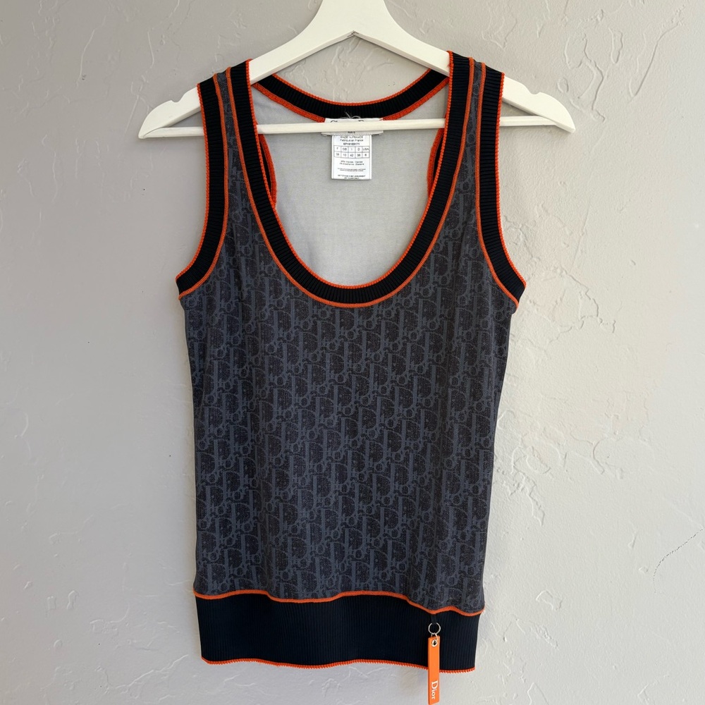 Auth VTG Y2K DIOR BOUTIQUE Tank Top